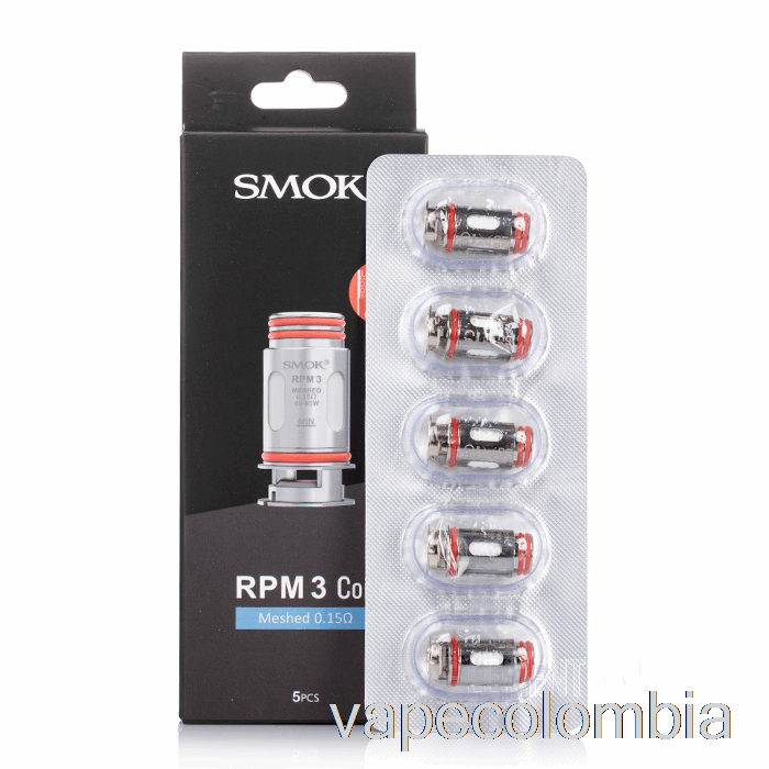 Vape Recargable Smok Rpm 3 Bobinas De Repuesto 0.15ohm Rpm 3 Bobinas De Malla